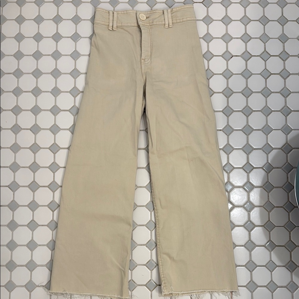 Girls Zara Beige Jeans